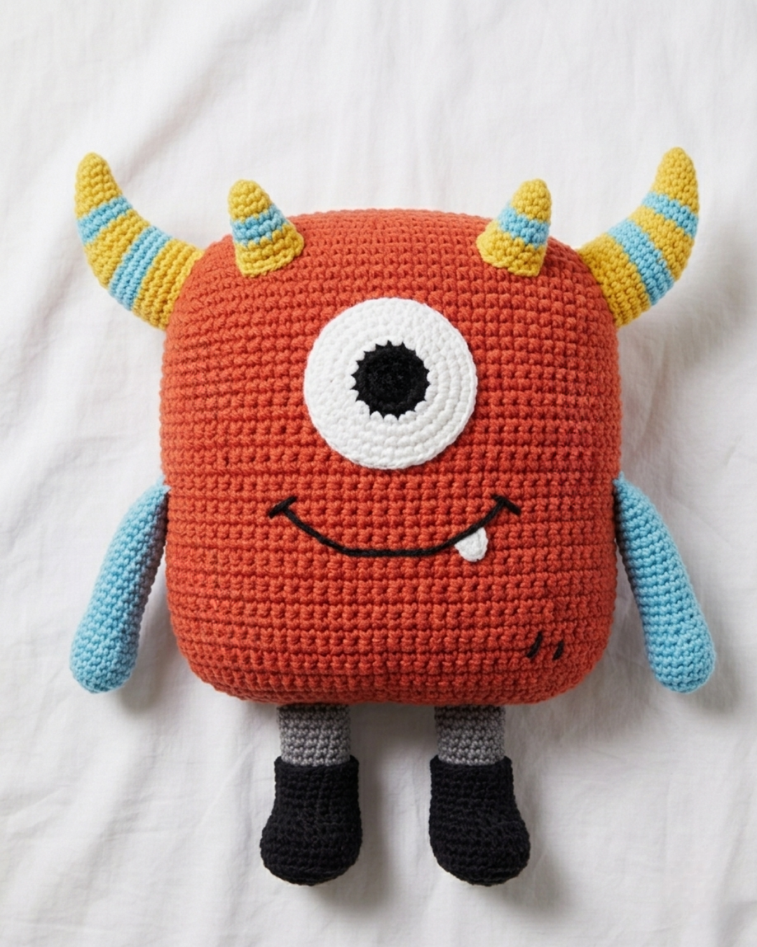Orange one-eyed Doodle
